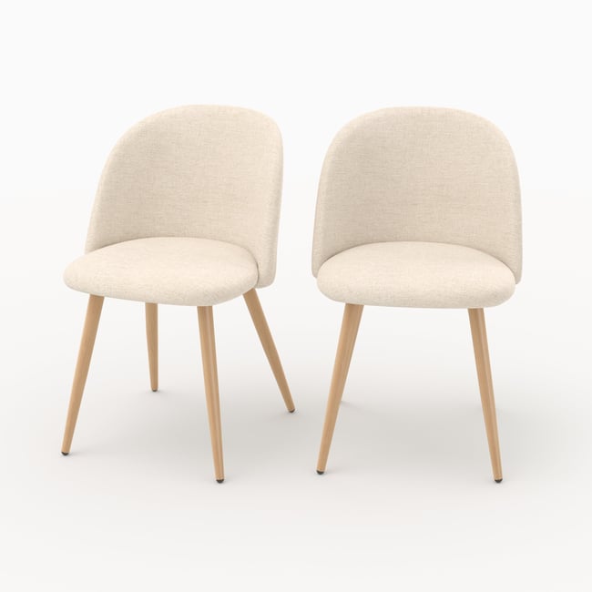 Chaise en tissu Cozy - COZY - MAISON PAVANE