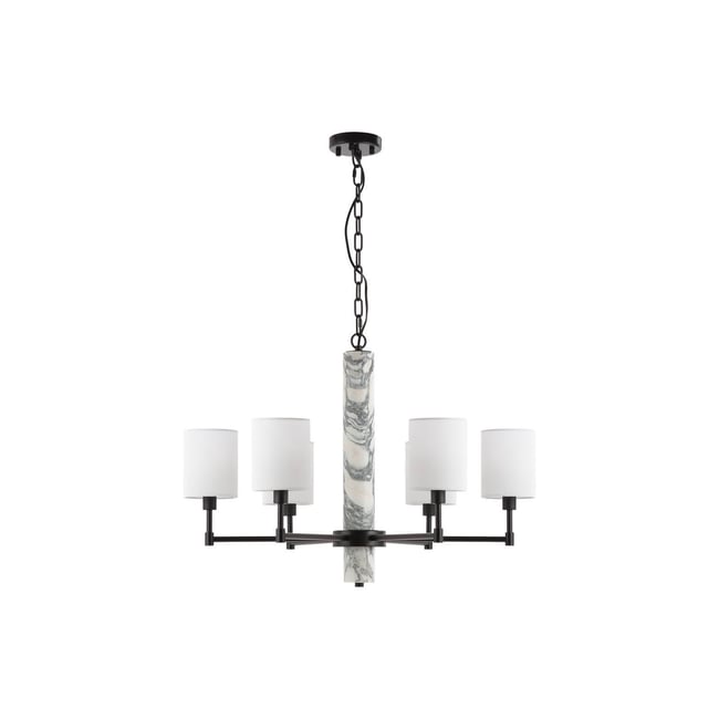 Suspension en marbre Couleur naturel et noir <span itemprop=