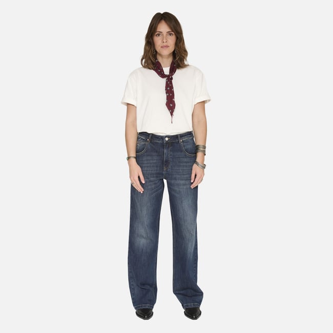 Jean THE JAMES WILSON blue - olympia wash <span itemprop=