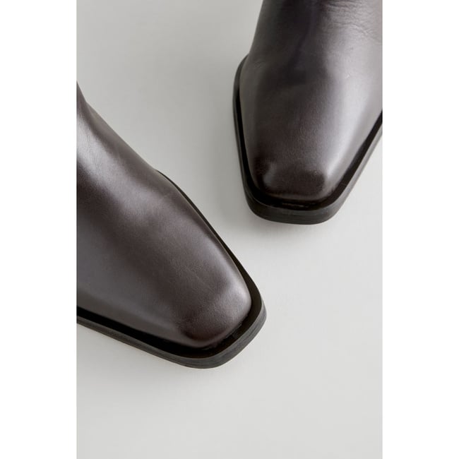 Bottes Talons Hauts J.Crew En Cuir Camel - Pointure 5.5 - Neuves Sans Boîte