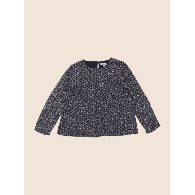 Blouse - Etat satisfaisant bleu <span itemprop=