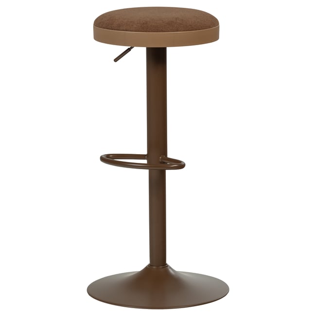 Tabouret de bar réglable en hauteur en chenille MEVO - WOOOD