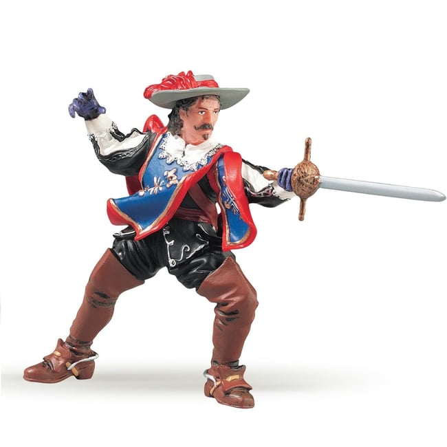 Figurine Mousquetaire Aramis bleu <span itemprop=