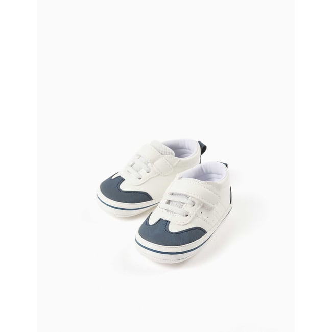 Baskets pré-marche avec fermeture à scratch multicolore <span itemprop=