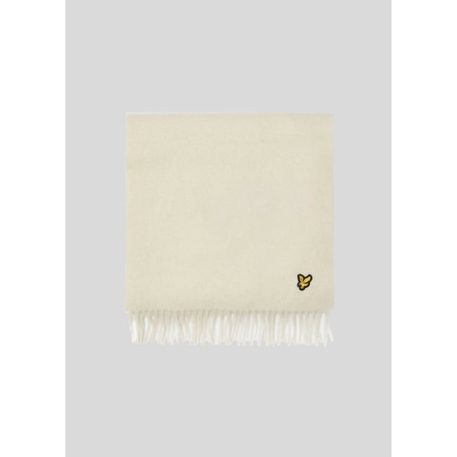 Écharpe en mélange de laine gris taupe <span itemprop=
