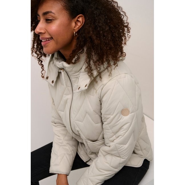 Manteau CRGaiagro beige feather gray <span itemprop=