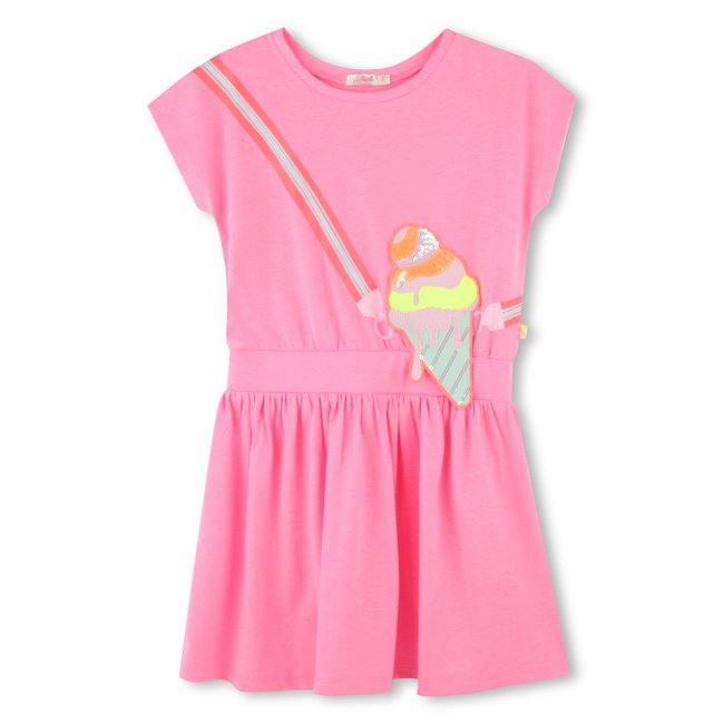 Robe à taille élastiquée storm pink <span itemprop=