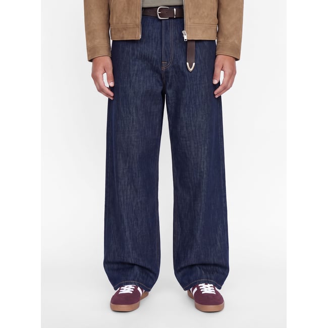 Jean À Coupe Wide blue denim 1 <span itemprop=