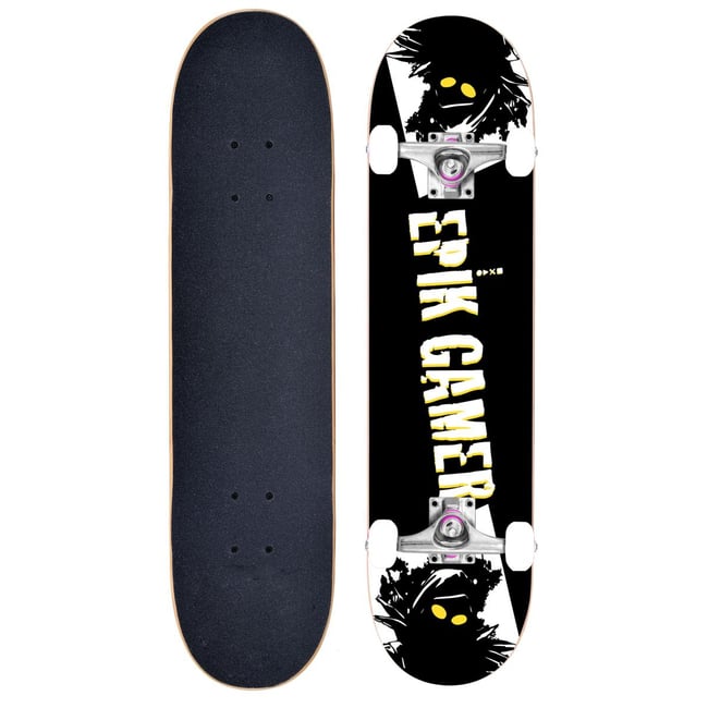 Skateboard 213 Fornite 3 noir jaune <span itemprop=