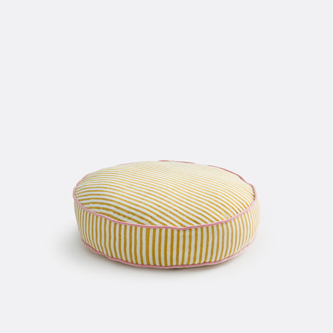 Cojín de suelo, terciopelo, 50x50 cm, Yassia multicolor <span itemprop=
