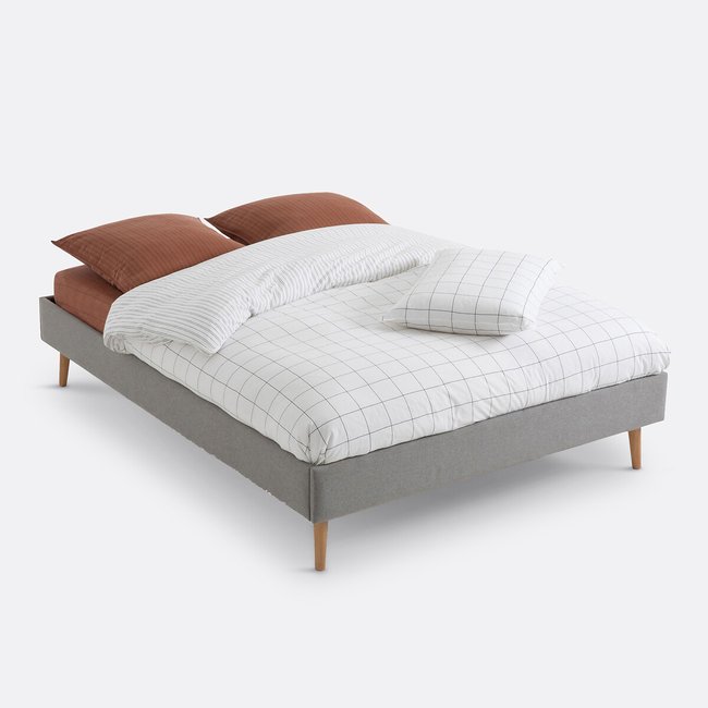 Bett Jimi mit Lattenrost und Polsterung grau LA REDOUTE INTERIEURS