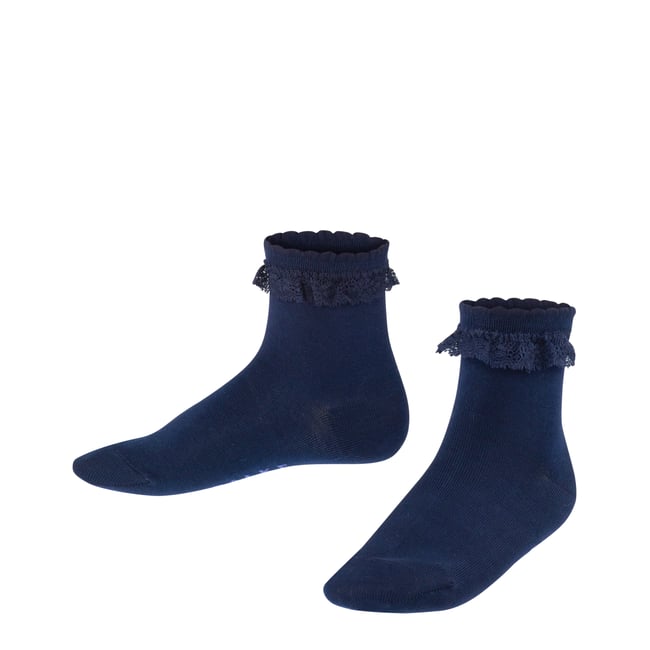 3 Paires De Chaussettes Baptême Fille En Coton Avec Volants Dentelle - Taille 5-7 Ans - Pour Occasions Spéciales : Communion, Mariage, Fêtes