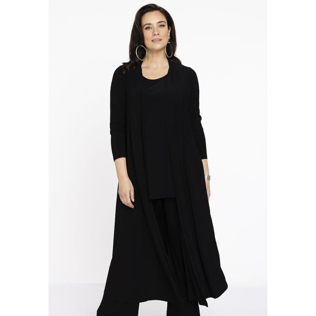 Cardigan D'Été Léger à Manches Courtes Pour Femme - Style Décontracté Avec Poches - Grande Taille