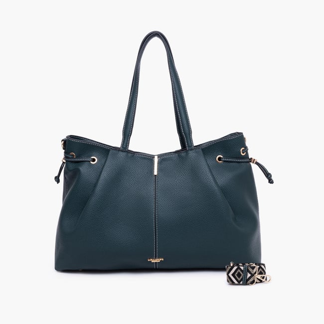 Grand sac shopper  foncé Taloum L doré,vert <span itemprop=