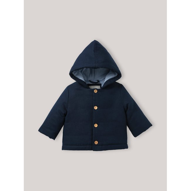 Veste-burnous marine <span itemprop=