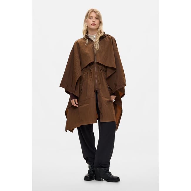 Écharpe multiposition marron <span itemprop=