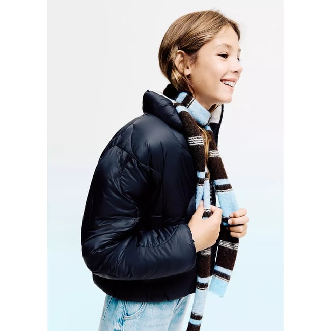 Anorak matelassé imperméable à losanges - MANGO KIDS