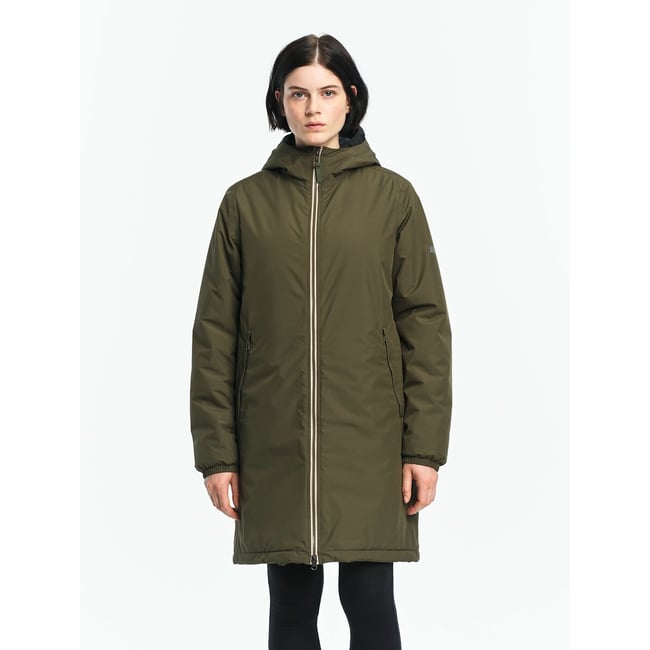 Parka longue unisexe imperméable MTD kaki <span itemprop=