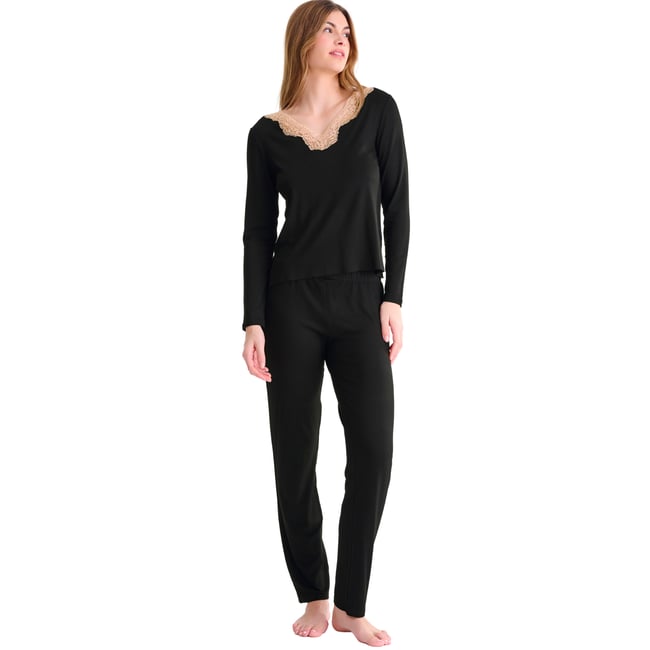 Pyjama pantalon top manches longues TANIA - LISCA