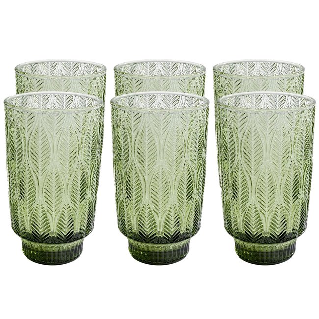 Lot de 6 verres à eau, FOGLI - KARE DESIGN