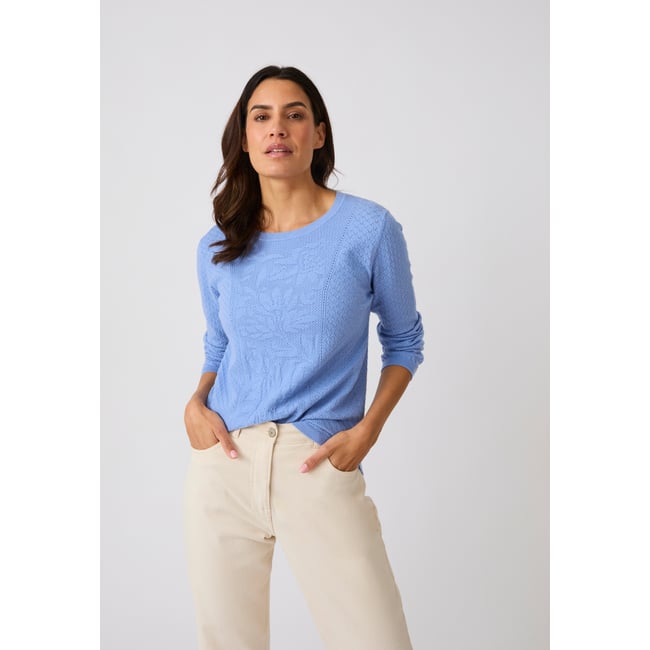 Pull jeu de maille fantaisie - DAMART