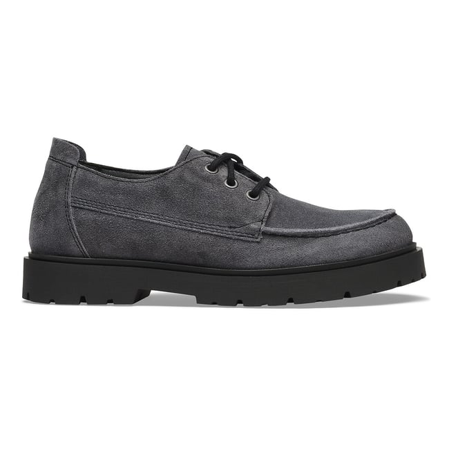 Derbies en cuir Highwood Moc Lace Low noir <span itemprop=