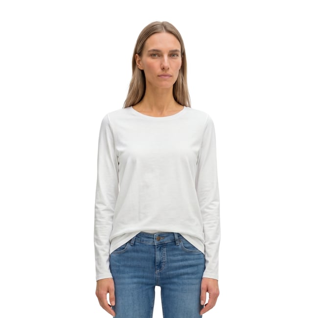 T-shirt long régulier en coton biologique - MARC O'POLO