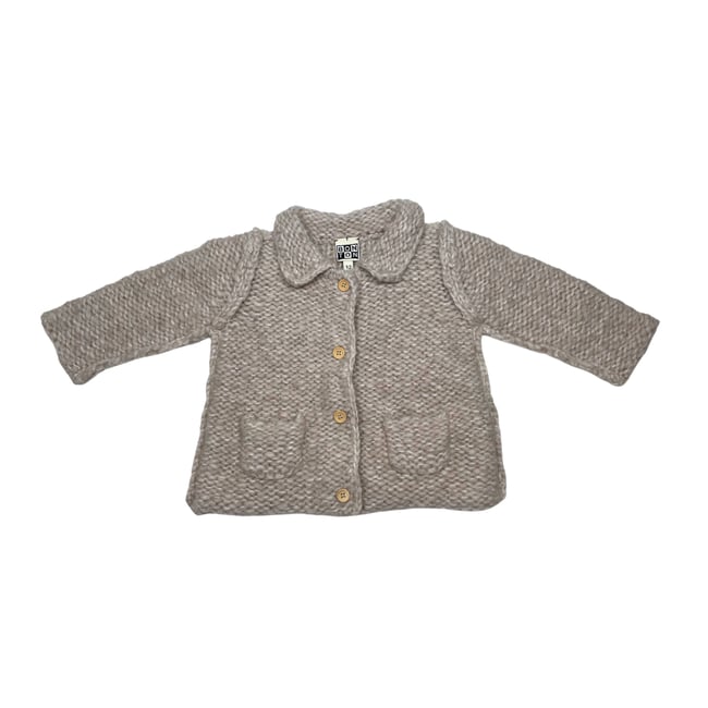 Cardigan bébé - Très bon état beige <span itemprop=