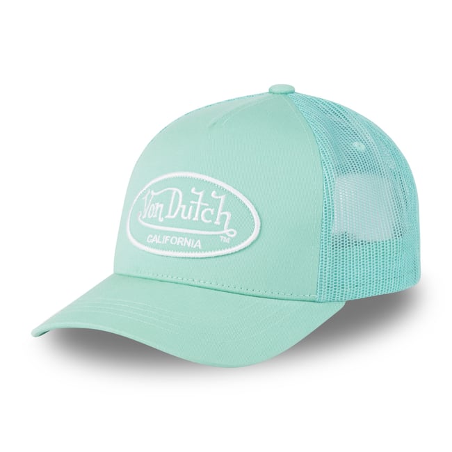 Casquette trucker Lof turquoise <span itemprop=