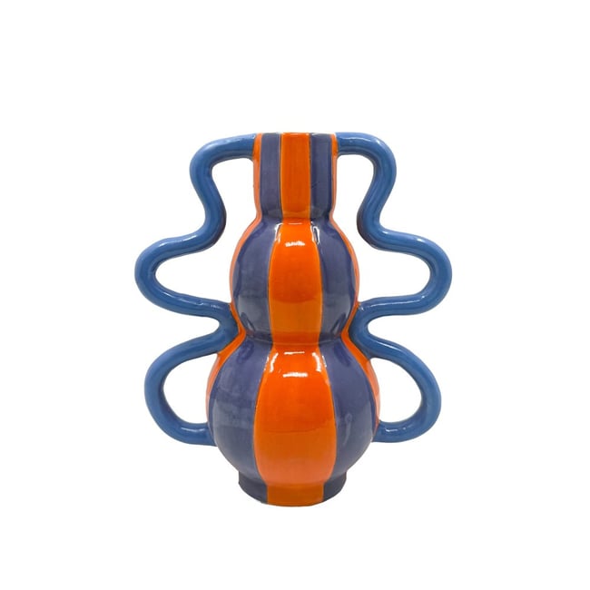 Vase Pop orange violet 20   - POP Couleur multicolore <span itemprop=