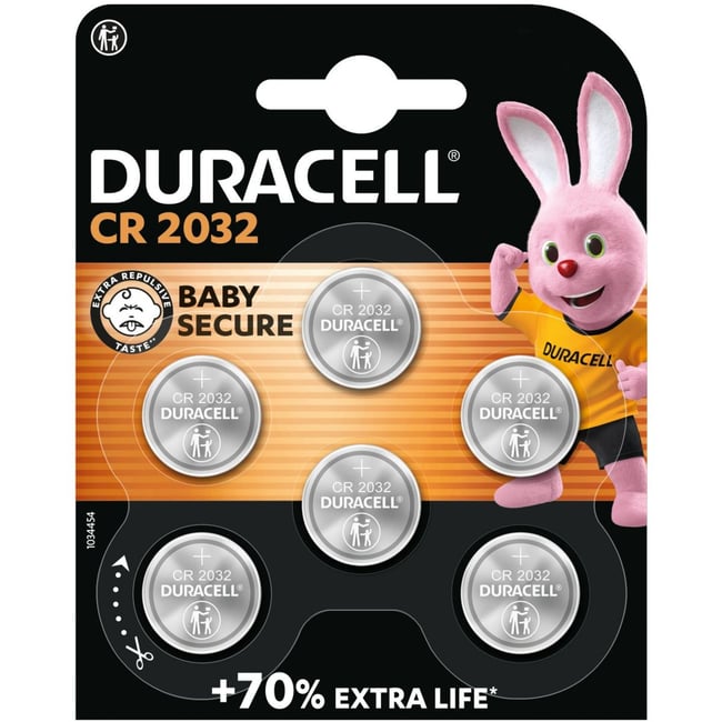 Pile DL/CR 2032 x6 - DURACELL