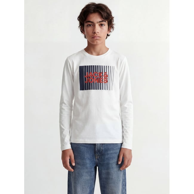 T-Shirt À Manches Longues - JACK & JONES JUNIOR
