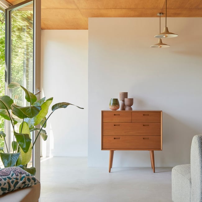 Commode, MAGDA 50'S Couleur naturel <span itemprop=
