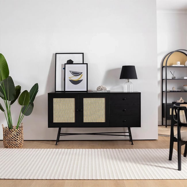 Консоль, Nala / Нала 160 черный SO'HOME