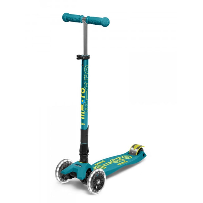 Maxi Micro Deluxe pliable LED - Baie rouge - MICRO MOBILITY
