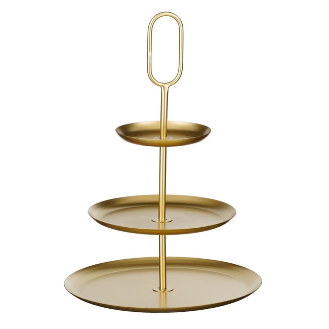 Présentoir H55 cm RAMA Couleur or <span itemprop=