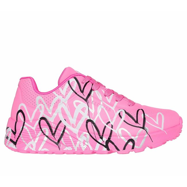 Sapatilhas JGoldcrown: Uno Lite - Metallic Love rosa <span itemprop=