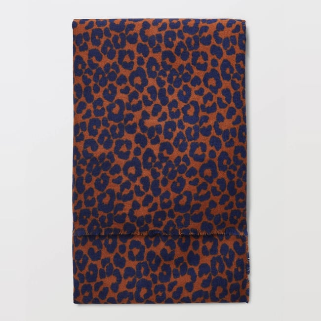 Echarpe imprimée animalier burlat <span itemprop=