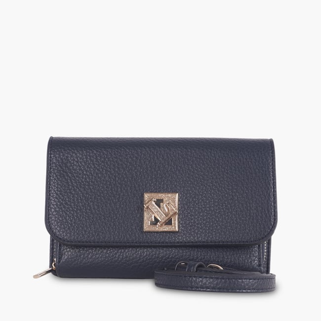 Pochette de voyage  Tifora bleu,doré <span itemprop=