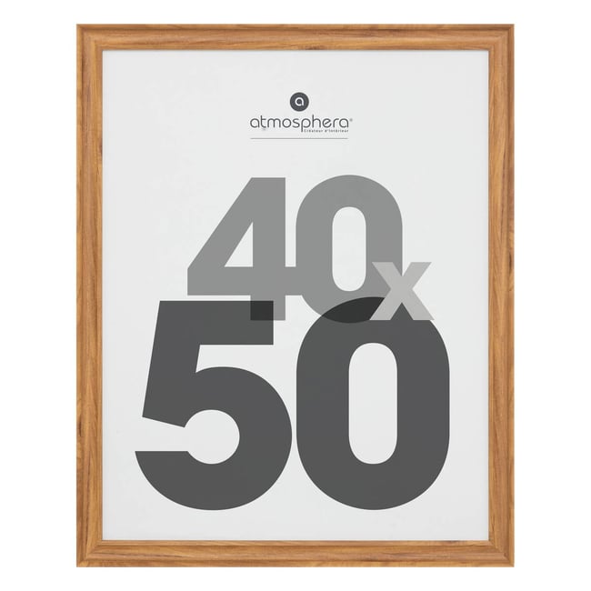 Cadre photo en bois 40x50 cm MAE Couleur marron <span itemprop=
