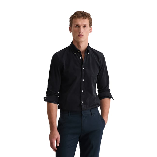Chemise en velours côtelé shaped en pur coton bio - MARC O'POLO