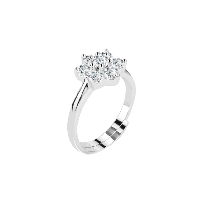 Bague en argent 925 STAR FLOWER argent <span itemprop=