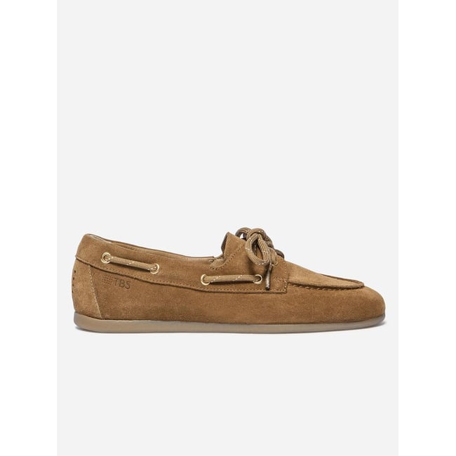Chaussures bateau MORICIA tan <span itemprop=