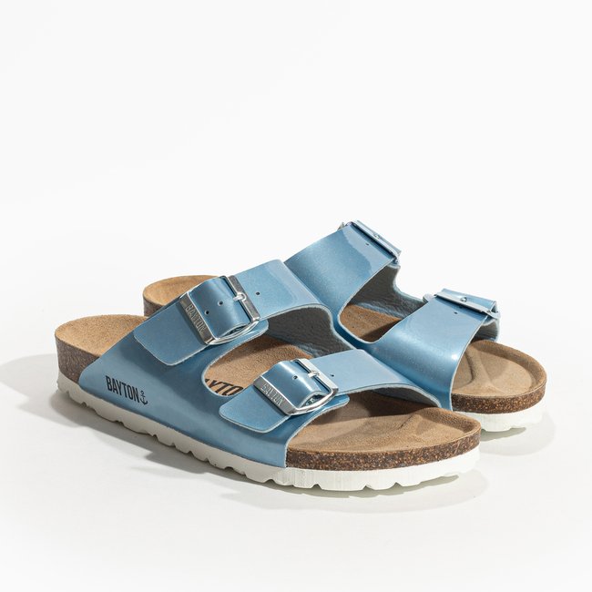 Sandales ATLAS pour femme bleu celeste <span itemprop=