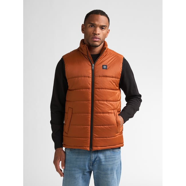 Gilet matelassé dawson orange copper orange <span itemprop=