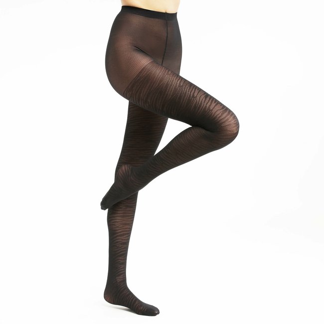 Medias L'animalier - 22 deniers negro <span itemprop=