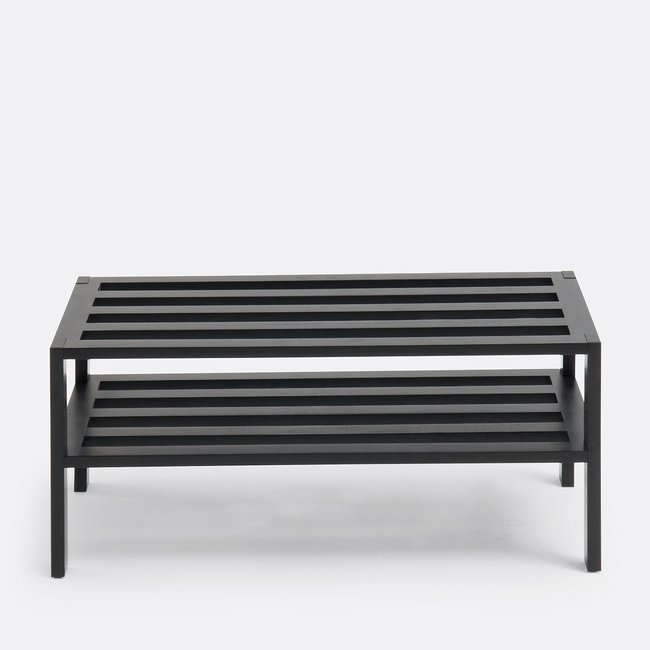 Birch Shoe Rack, black, SO'HOME