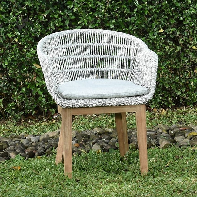 Fauteuil Lounge gris clair <span itemprop=