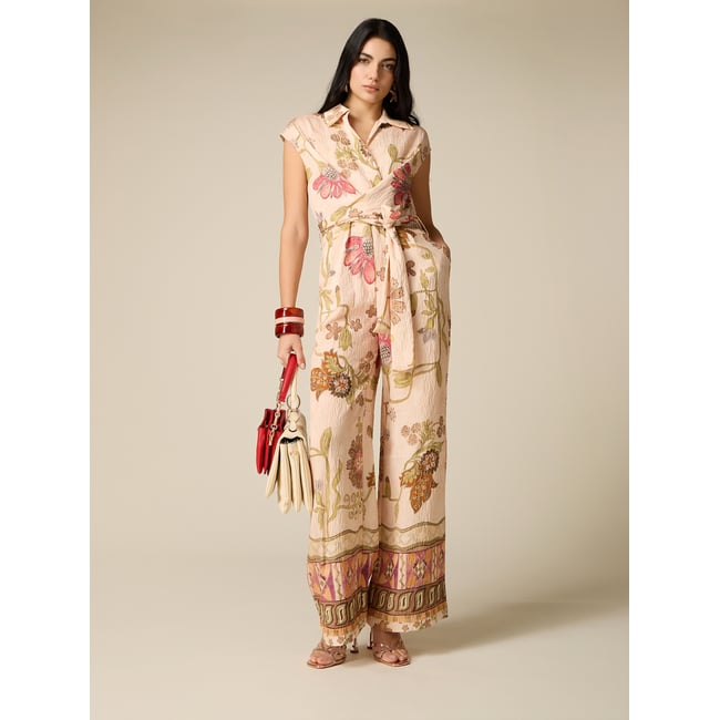 Combinaison fantaisie beige <span itemprop=