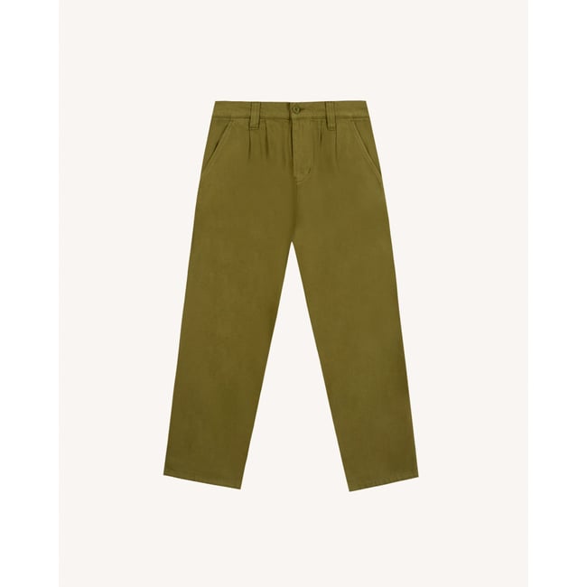 Chino LANDAIS kaki foncé <span itemprop=
